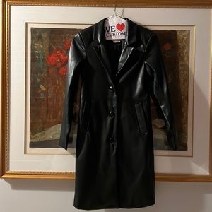 XS Abercrombie & Fitch Vegan Leather Jacket (worn once)